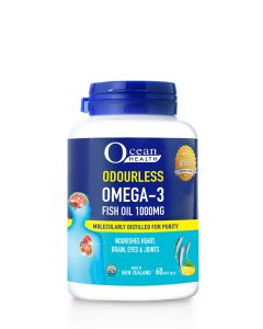 ODOURLESS OMEGA-3 FISH OIL 1000MG